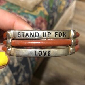Vintage bracelet.. Stand up for ❤️ Love